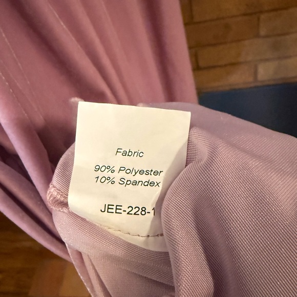 JessaKae Pink Velour Wrap Dress - Picture 7 of 7